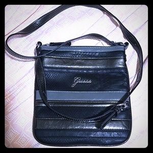 Guess purse handbag crossbody color block gray